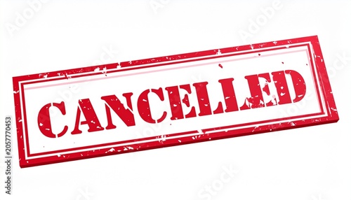 Cancelled Void Terminated Official Stamp