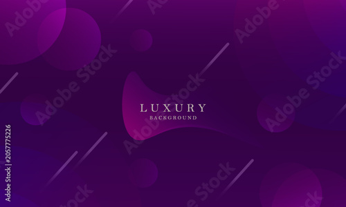 An elegant purple illustration with purple circles.