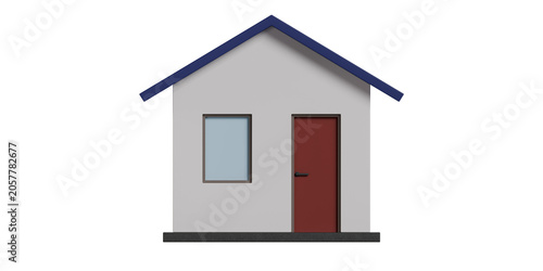 3D Home house object high-resolution High-quality rendering PNG
