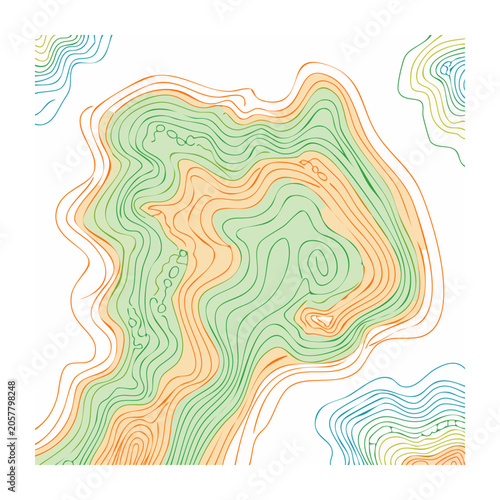 Abstract brain vector illustration