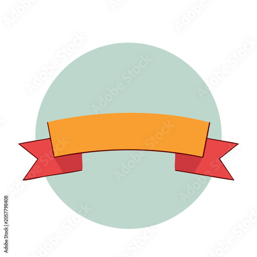Flat design pie chart with three segments