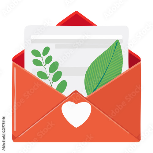 Flat design recycling box with plastic bottle and plant