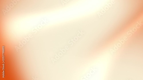 Orange Cream White Silk Gradient Motion Background, Smooth Flowing Liquid Silk Animation Seamless Loop, 4K