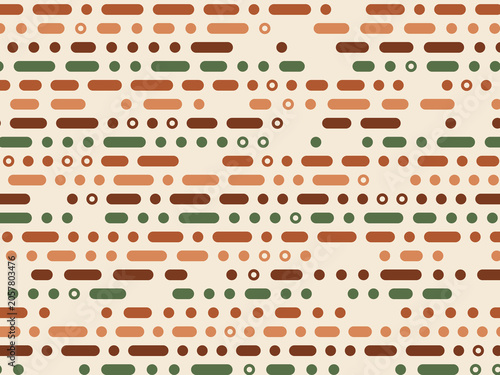 Morse Code Style Pattern Geometric Modern Design