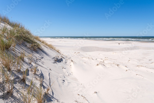 Wierzchucino beach. Baltic Sea. Wierzchucino. Poland