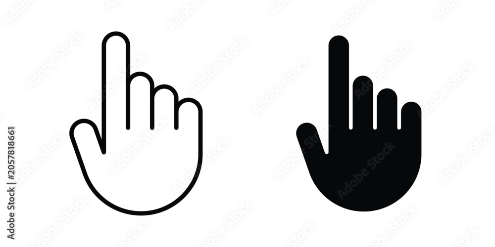 Fototapeta premium Finger icon