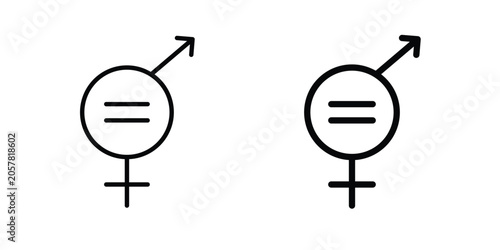 Canvastavla Equality icon