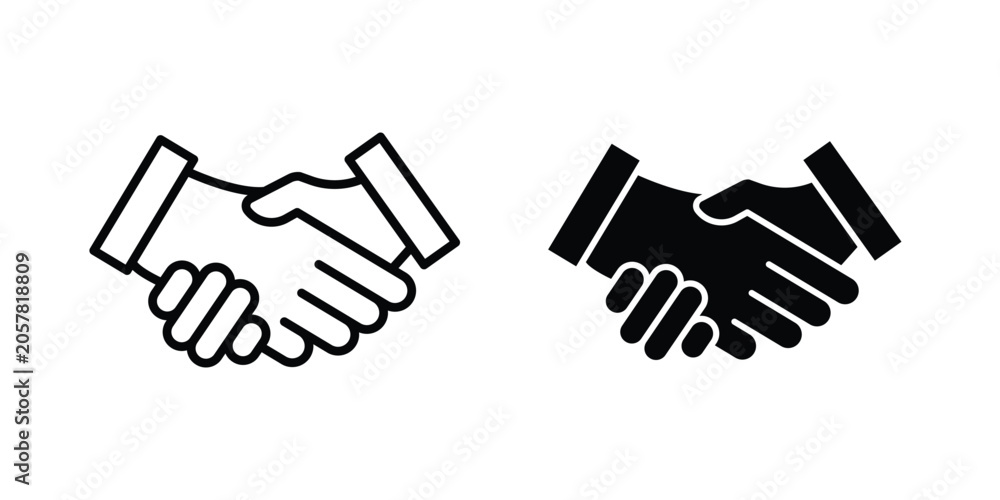 Fototapeta premium Handshake icon