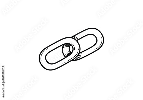 minimalist line art illustration of face