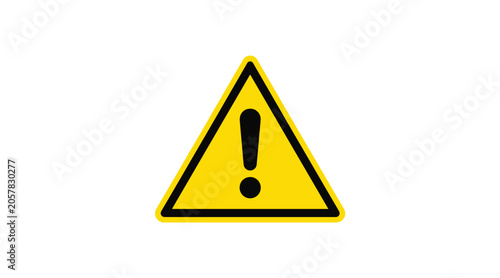 Warning Sign Triangle Icon Illustration Caution Alert Safety Concept