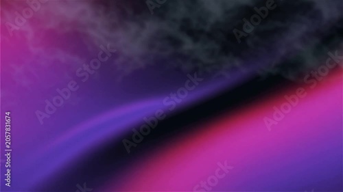 Smooth Deep Purple and Magenta to Black and Smoke Animated Gradient Background