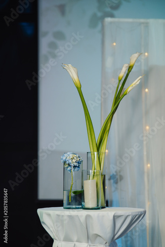 Canvas Print decoration of a wedding