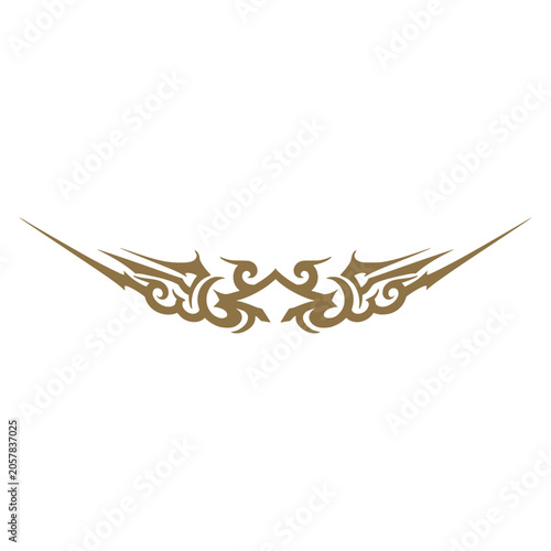 Tribal element ornamental tattoos illustration art