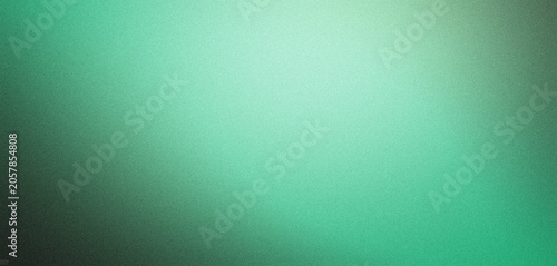 Fotografija Emerald Sweep Gradient Background with Grainy Texture