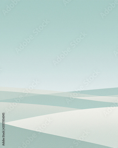 Soft Aqua Minimal Landscape Background