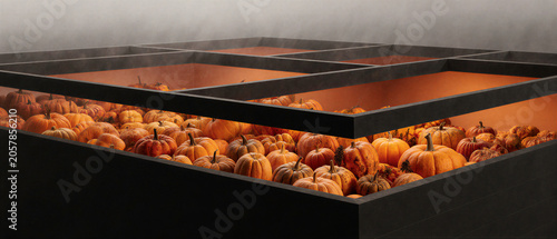 Modern Harvest Hosting Architectural Background