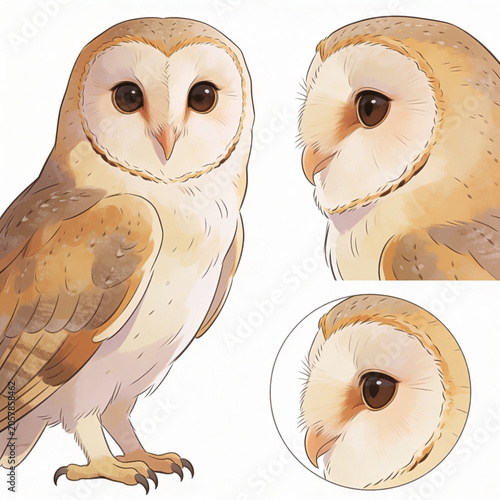 Sketch reference sheets with different animals in multiple poses on a white background, clean drawing study collection for character design and illustration practice