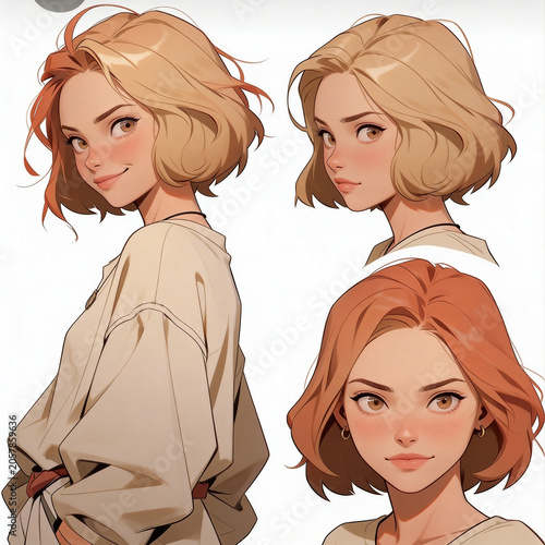 Sketch reference sheets with different people in multiple poses on a white background, clean drawing study collection for character design and figure practice
