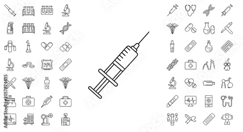 Fotografija Medical Syringe Needle Injection Tool.