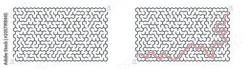 Holiday maze activity printable