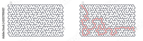 Holiday maze activity printable  