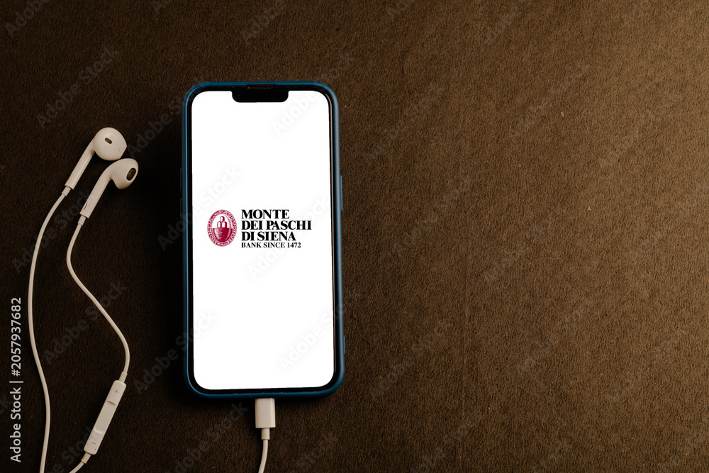 Naklejka premium Monte dei Paschi di Siena Historic Italian Bank Providing Financial Services, Banking Solutions, Wealth Management, and Investment Services