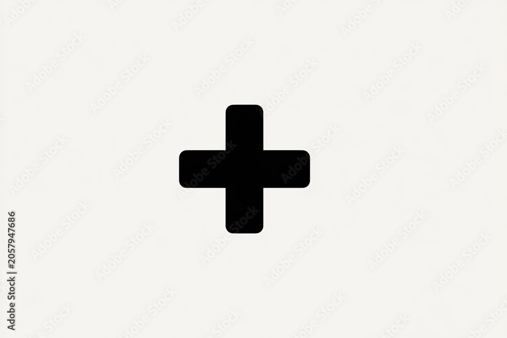 Fototapeta premium Plus icon simple