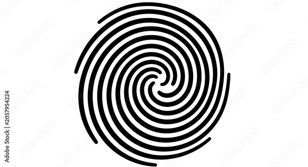 Fototapeta premium Abstract Spiral Pattern Design