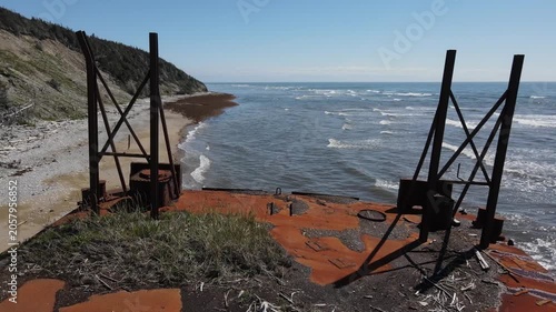 Abandoned Shipwreck on the Coast of Prince Edward Island