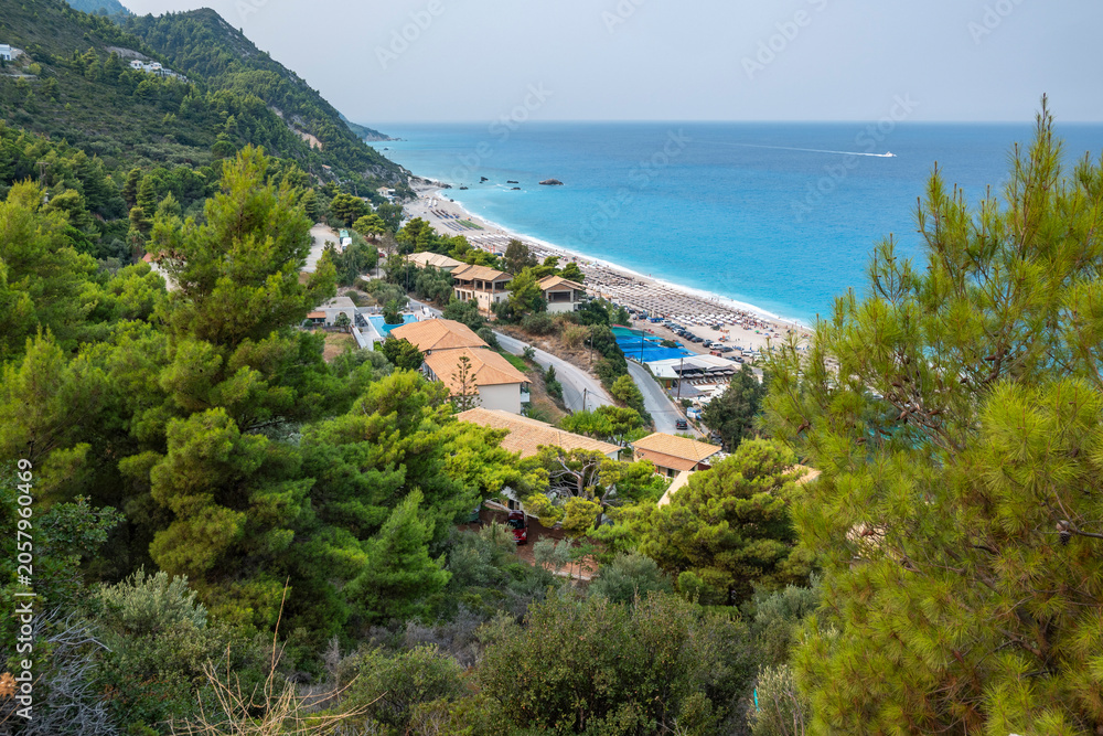 Fototapeta premium Kathisma Beach at Lefkada Island, Greece