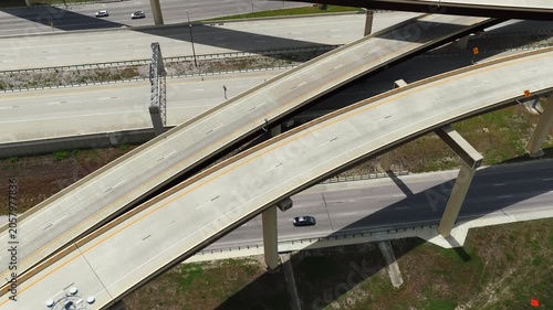 Aerial US 290 Interchange Ramps Harris Branch Pkwy Exit Manor Texas Part 3 of 5