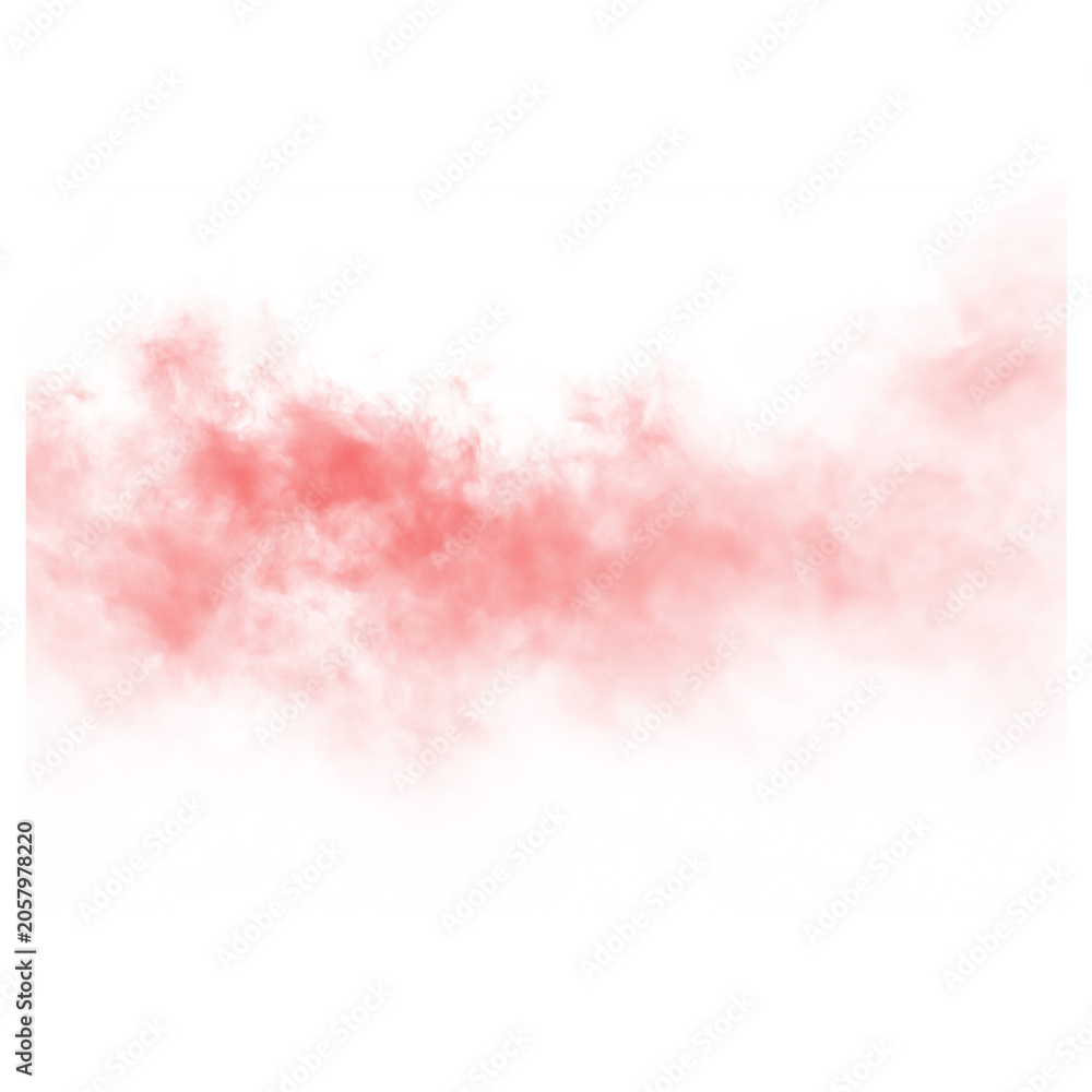 Fototapeta premium A vibrant pink smoke effect on a transparent background, creating a dynamic and eyecatching visual display