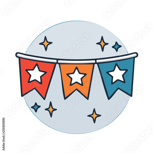Flat design soccer ball vector icon