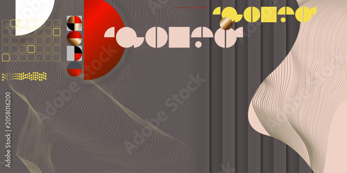 Background Poster Yang design Japanese style templates invitations Digital Existentialism to lines abstract Poetry in Vicinity Lab
