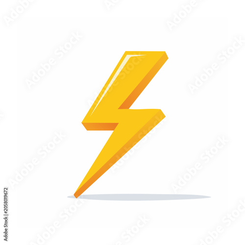 Yellow paper airplane icon flat design