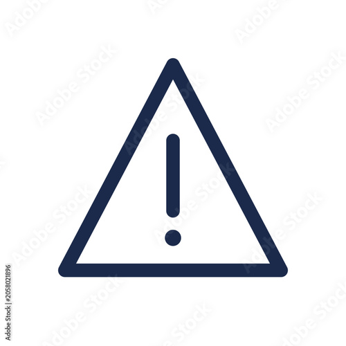 Security breach alert icon — data incident warning outline