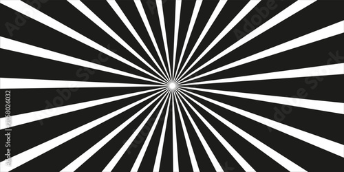 Slika na platnu Radial Stripes Abstract Background