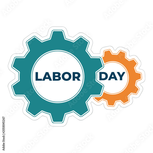 Hand holding gear business concept icon vector illustration of strategy solution success idea marketing and project planning design for web and internet use