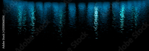 Aqua reflection of lake water