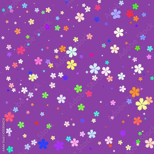 seamless background with Flower
