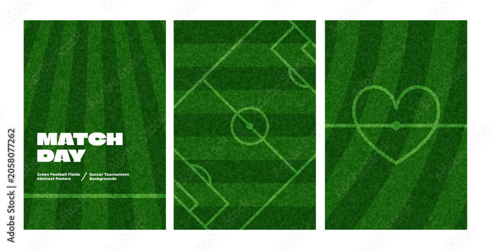 Fototapeta premium Soccer Field Grass Pattern with Green Turf Texture. Top View of Football Pitch with White Lines. Vector Realistic Sport Lawn Ground Texture for Football and Baseball Games.