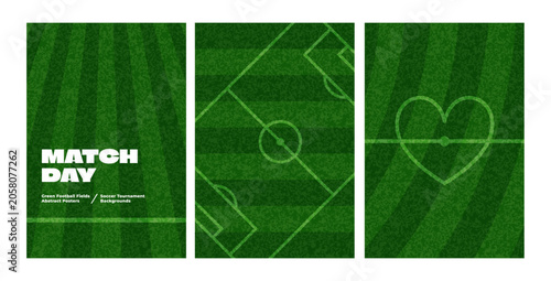 Fotografie Soccer Field Grass Pattern with Green Turf Texture
