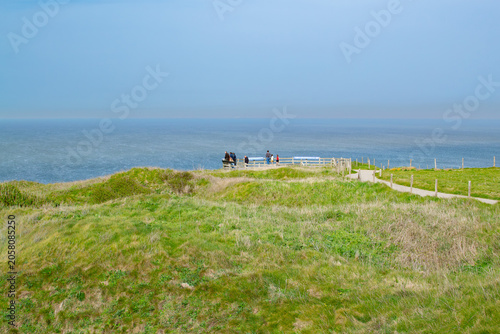 Obraz na płótnie The shore of the English Channel, Cap Gris Nez, Pas-de-Calais, France