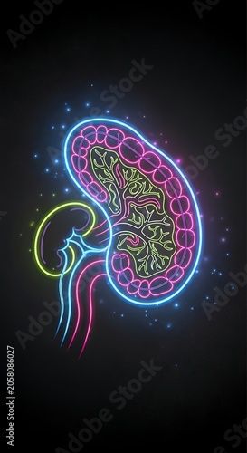 Neural network visualization with glowing brain connections.