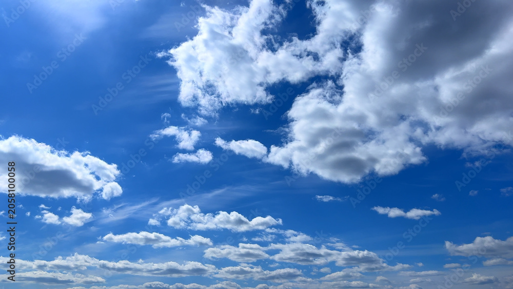 Obraz premium blue sky with clouds photo