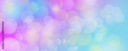 Lavender Pastel Bokeh Background with Soft Dreamy Light Circles
