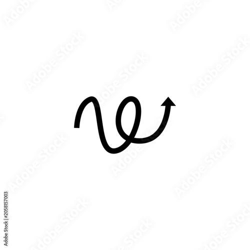 arrow icon graphic design vector illustration