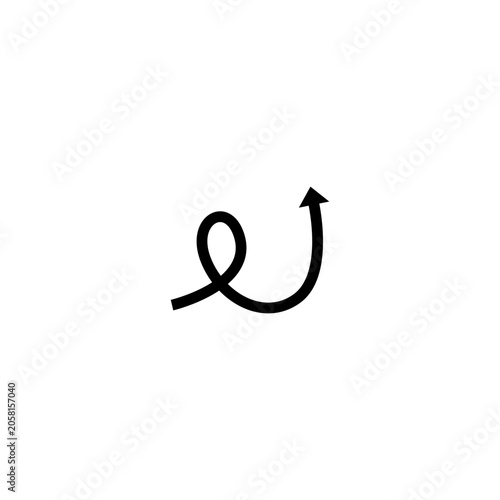 arrow icon graphic design vector illustration