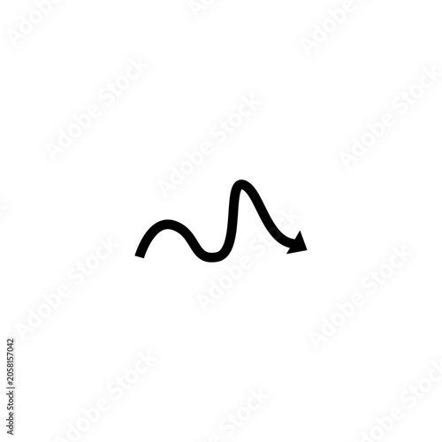 arrow icon graphic design vector illustration