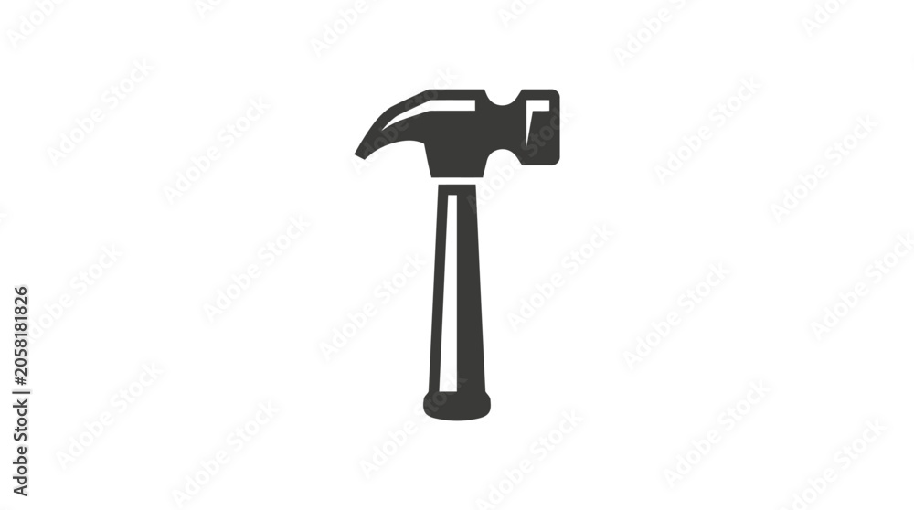 Fotografie Hammer tool for driving nails.